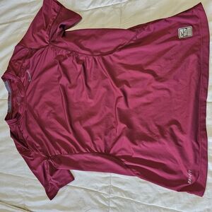 Nike Red Relaxed Polo Jersey Short Sleeve